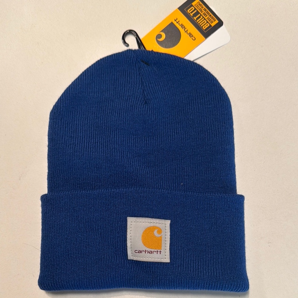 Carhartt cobalt blue beanie